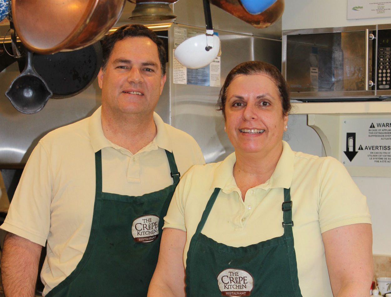 The Crepe Kitchen owners, Eduardo and Ana Siles